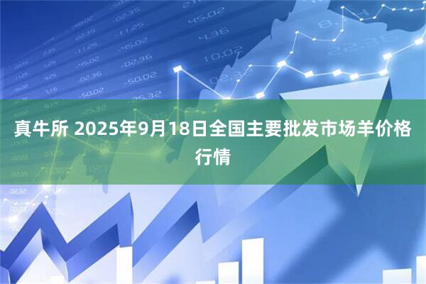 真牛所 2025年9月18日全国主要批发市场羊价格行情