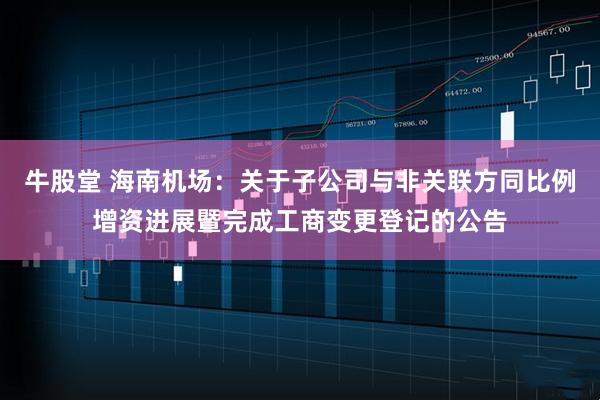 牛股堂 海南机场：关于子公司与非关联方同比例增资进展暨完成工商变更登记的公告
